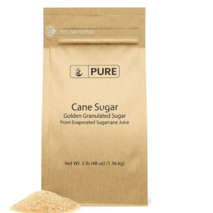 Pure Original Ingredients Cane Sugar (3 lb), Baking, Kitchen Staple, Always Pure, No Additives or Fillers